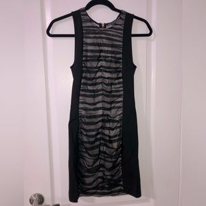 Armani Exchange short black dress